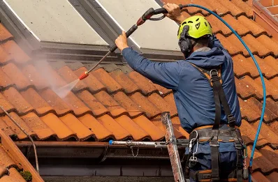 Démoussage et hydrofuge de toiture à Jayac
